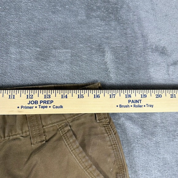 Carhartt Mens Relaxed Fit Canvas Work Pants 32x30 Brown Carpenter Utility - Picture 6 of 10